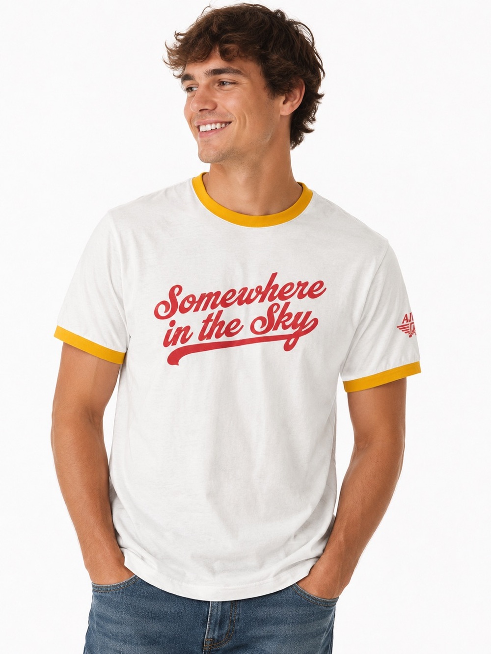 AJR 2025 Somewhere in the Sky White Concert T Shirt